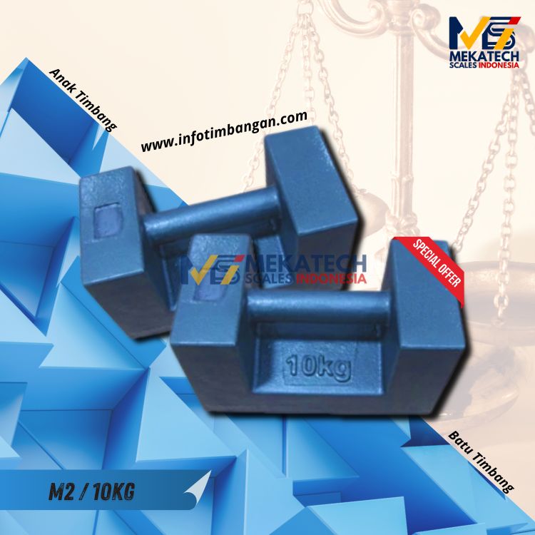 Produk Anak Timbangan M2 I Batu Timbang Kapasitas 10kg