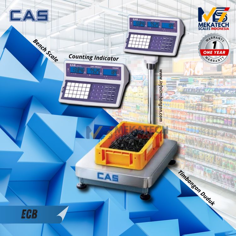 Produk CAS ECB Timbangan Duduk Bench Scale 