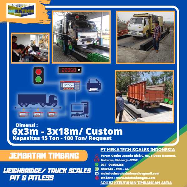 Produk JEMBATAN TIMBANG 15-100 Ton