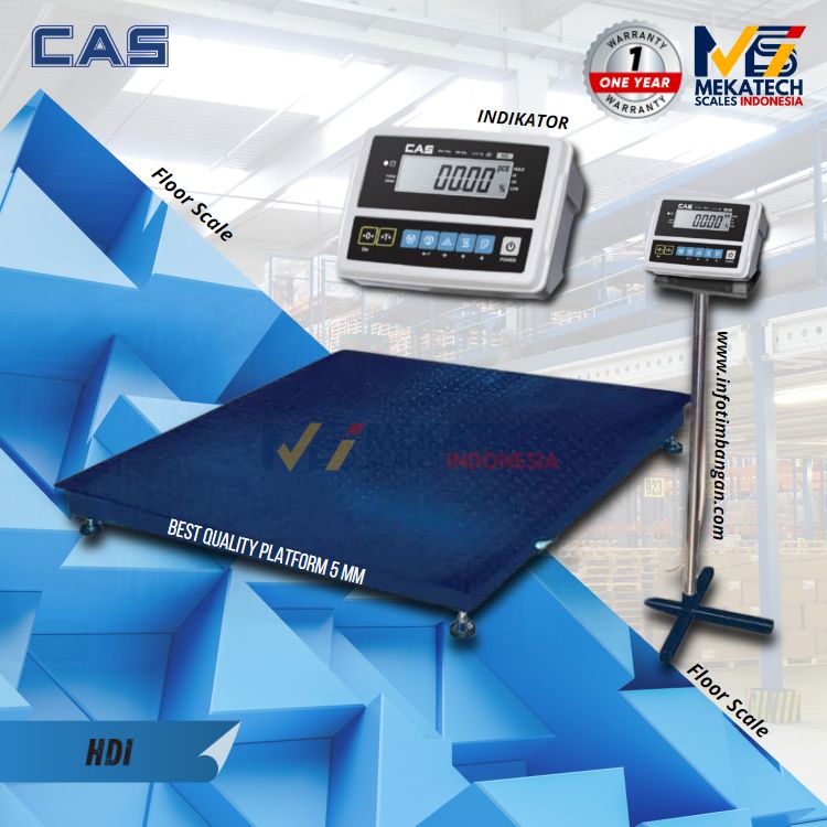 Produk CAS HDI FLOOR SCALE Timbangan Lantai 