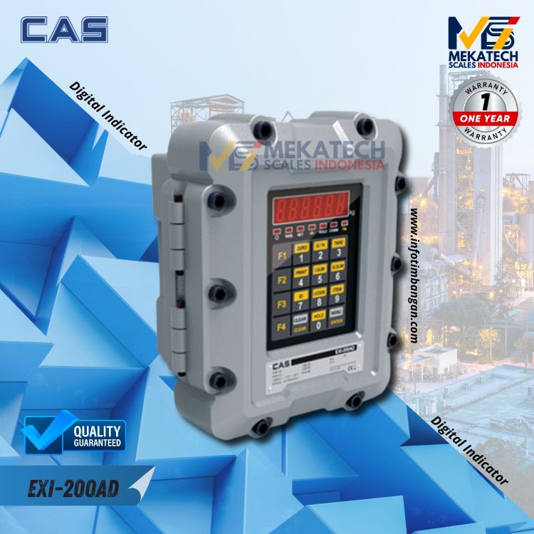 Produk CAS EXI 200AD Digital Indicator Monitor Timbangan Digital
