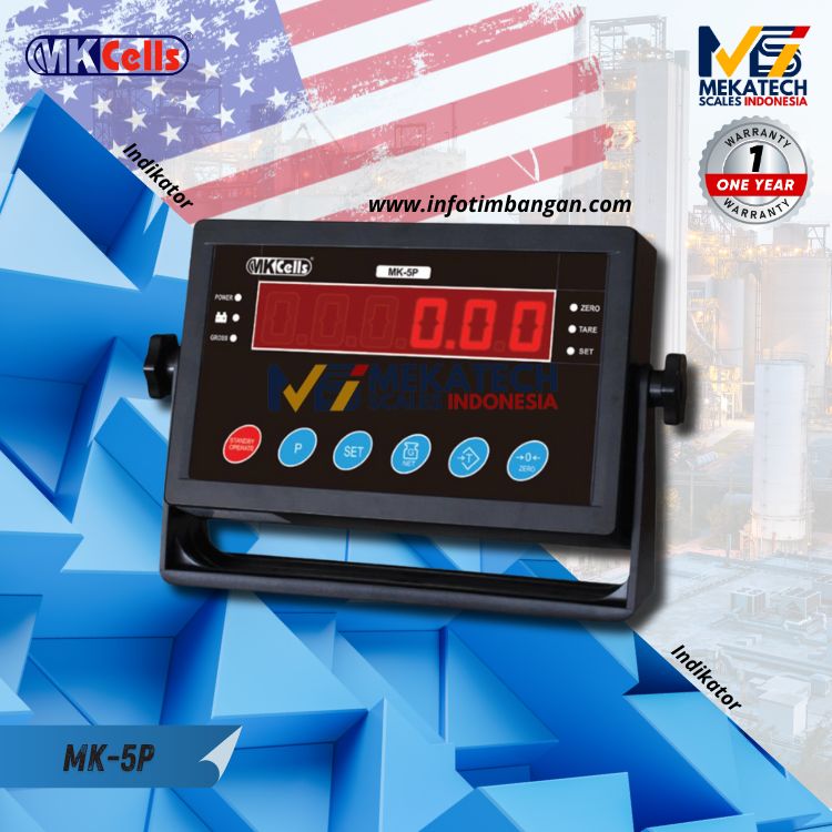 Produk MKcell MK-5P Indikator Jembatan Timbang