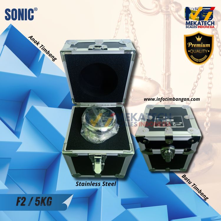 Produk SONIC F2 Kapasitas 5kg Batu Anak Timbangan 