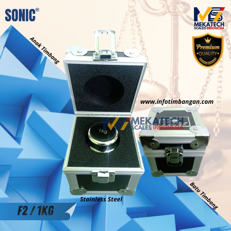 Produk Batu Timbang / Anak Timbang SONIC Kelas F2 kap. 1kg