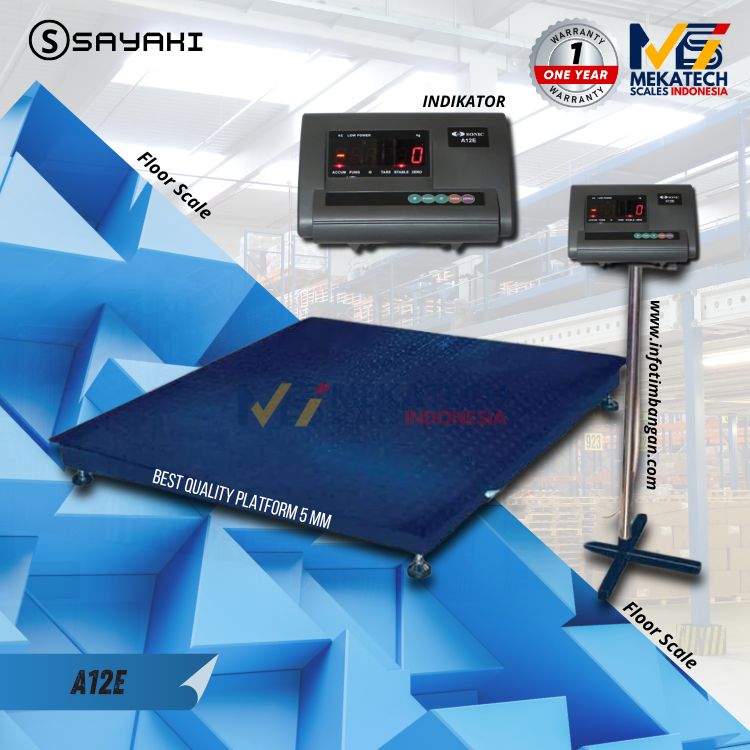 Produk SAYAKI A12E FLOOR SCALE  Timbangan Lantai 