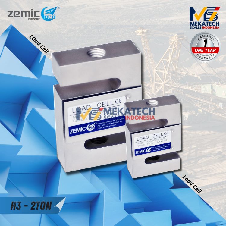 Produk ZEMIC H3 CAP 2 TON LOAD CELL 