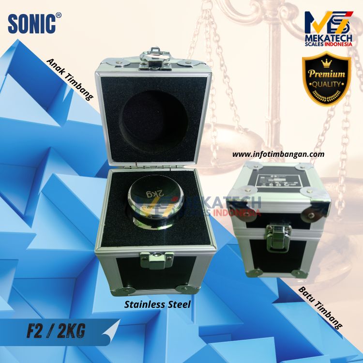 Produk SONIC F2 Kapasitas 2kg Batu Anak Timbangan