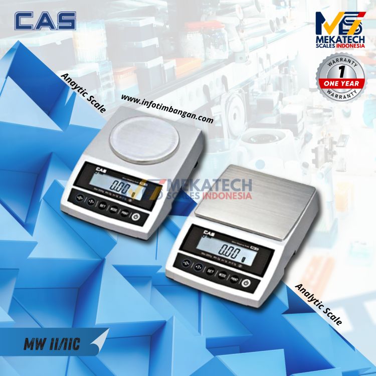 Produk CAS MW-IIC Portable Micro Weighing Timbangan Laboratorium