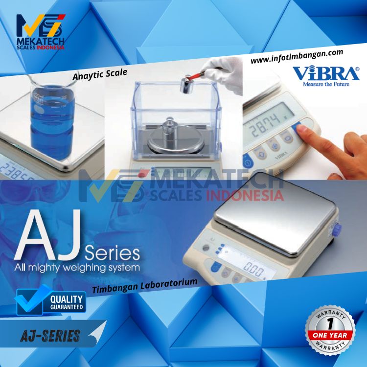 Produk VIBRA  AJ Series Timbangan Lab Analytic Scale Portable 