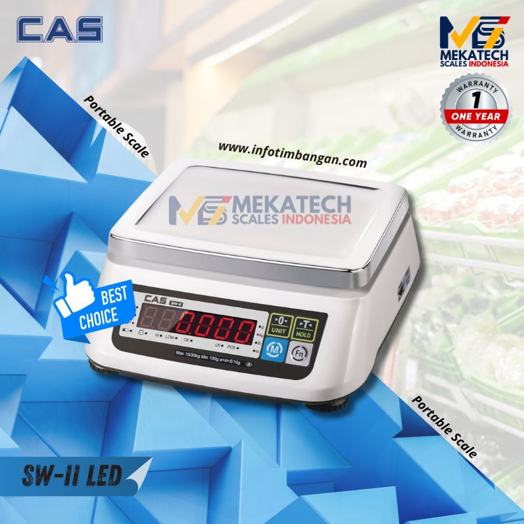 Produk CAS SWII-LED Portable Scale / Timbangan Meja 