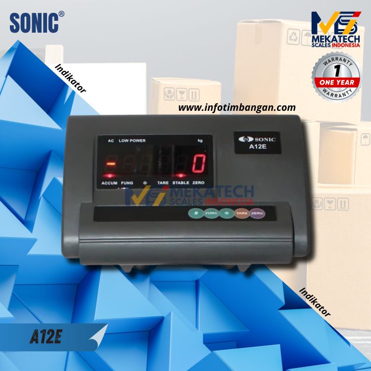 Produk SONIC A12E Indikator  Monitor Timbangan 