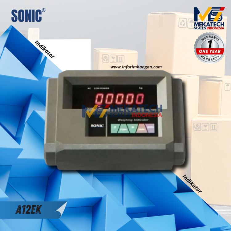 Produk SONIC A12EK Indikator  Monitor Timbangan