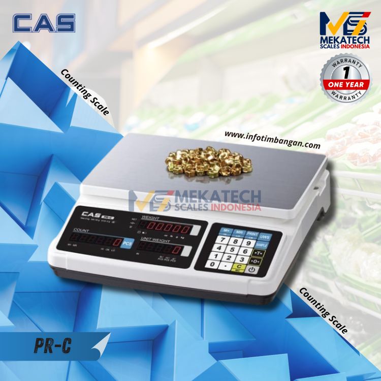 Produk CAS PR-C Portable Counting Scale Timbangan Meja